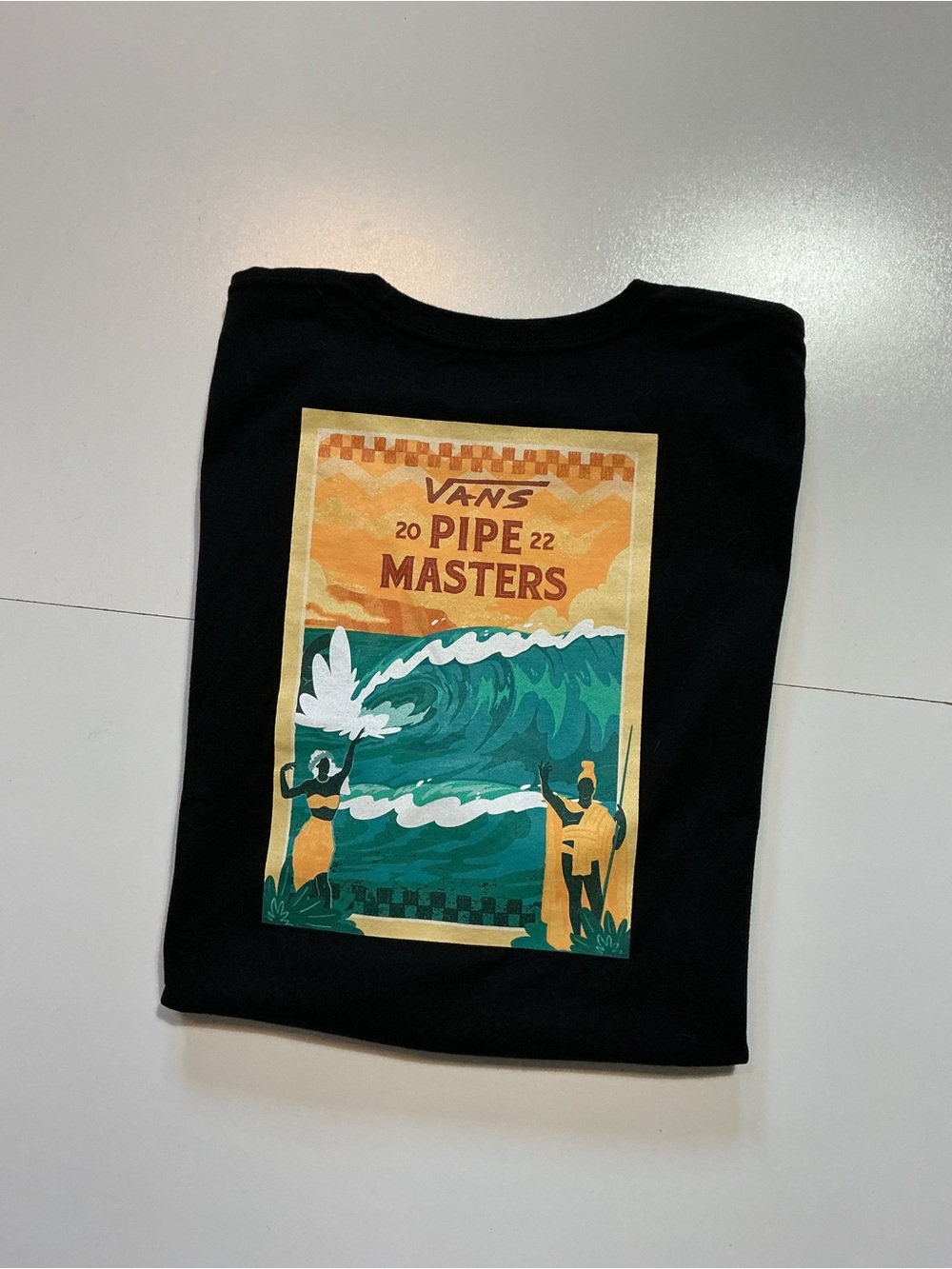 Vans 2022 Pipe Masters Surf Banzai Pipeline Black T-Shirt